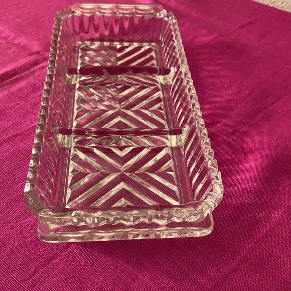 MCM glass Dining Vintage Mcm Glass Relish Dish Poshmark